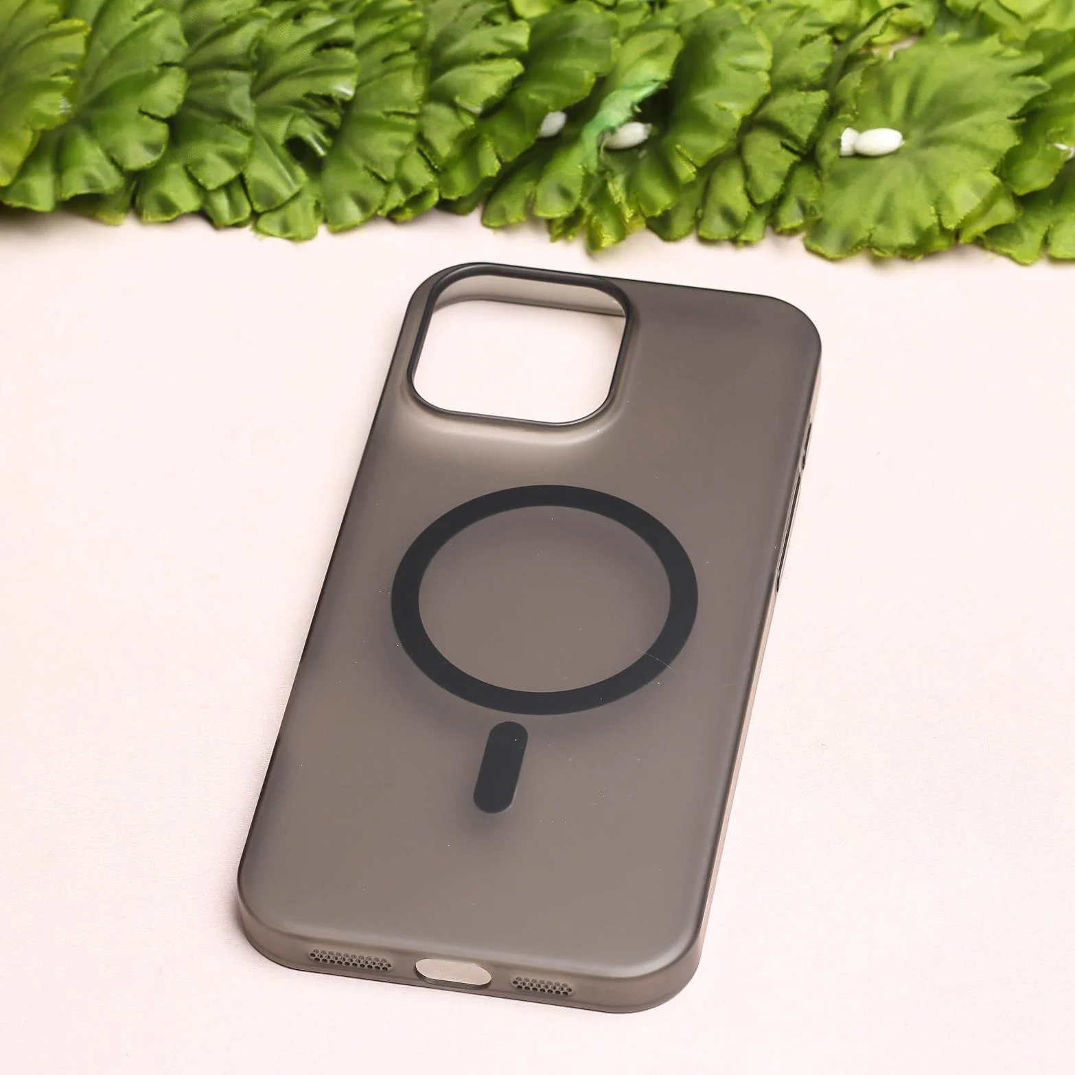 Black Paper Matte Magsafe Case for Apple Iphone 13 Pro Max - Image 2