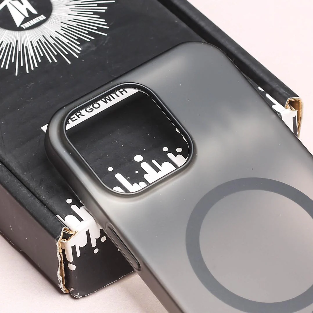 Black Paper Matte Magsafe Case for Apple Iphone 13 Pro Max - Image 4