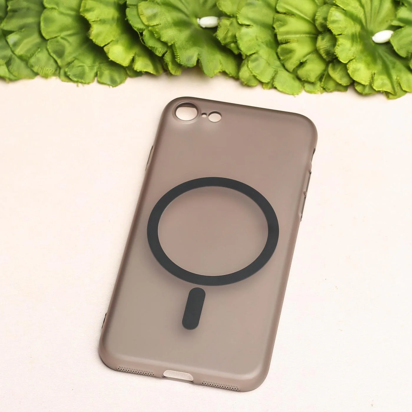 Black Paper Matte Magsafe Case for Apple Iphone 7 - Image 2