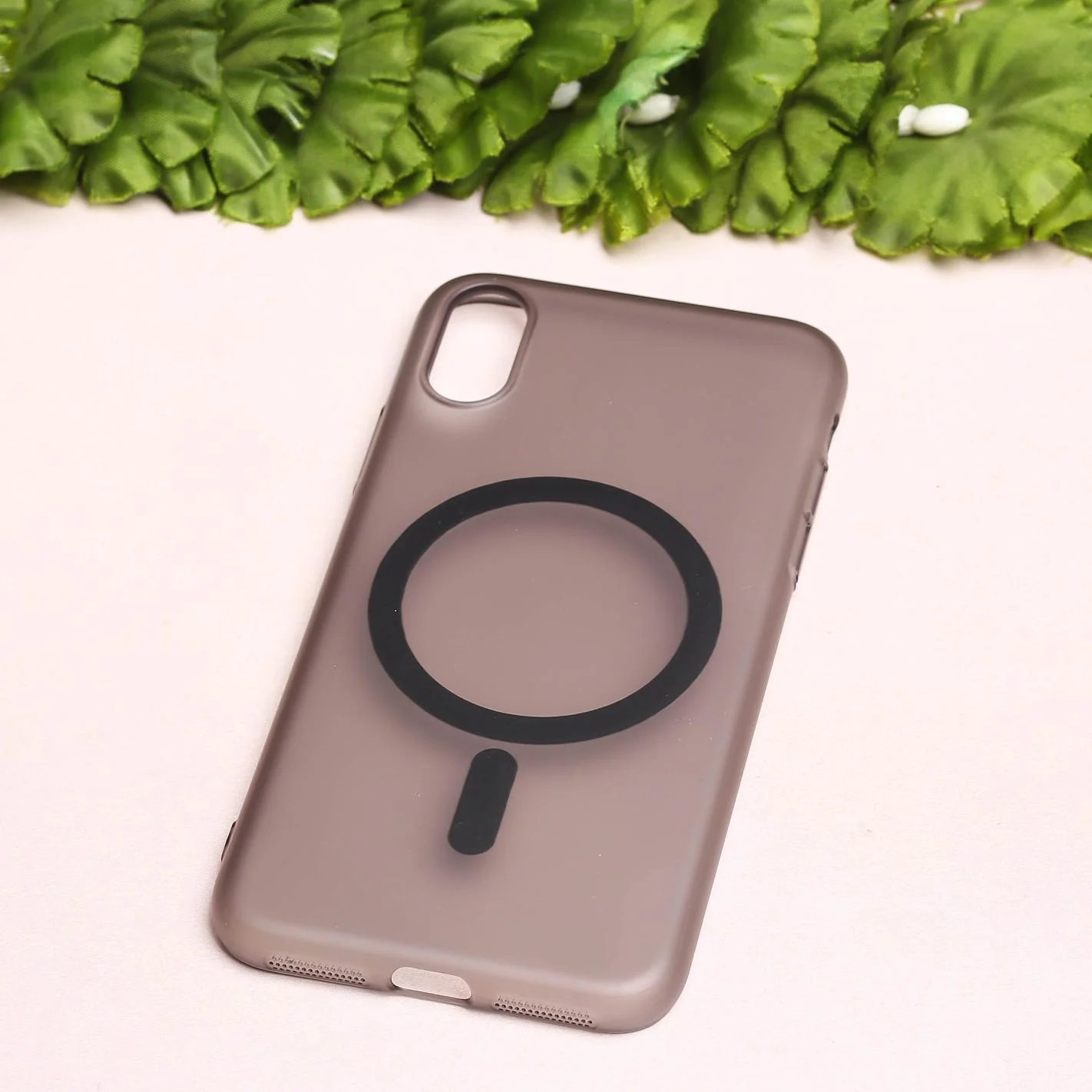 Black Paper Matte Magsafe Case for Apple Iphone X/xs - Image 2