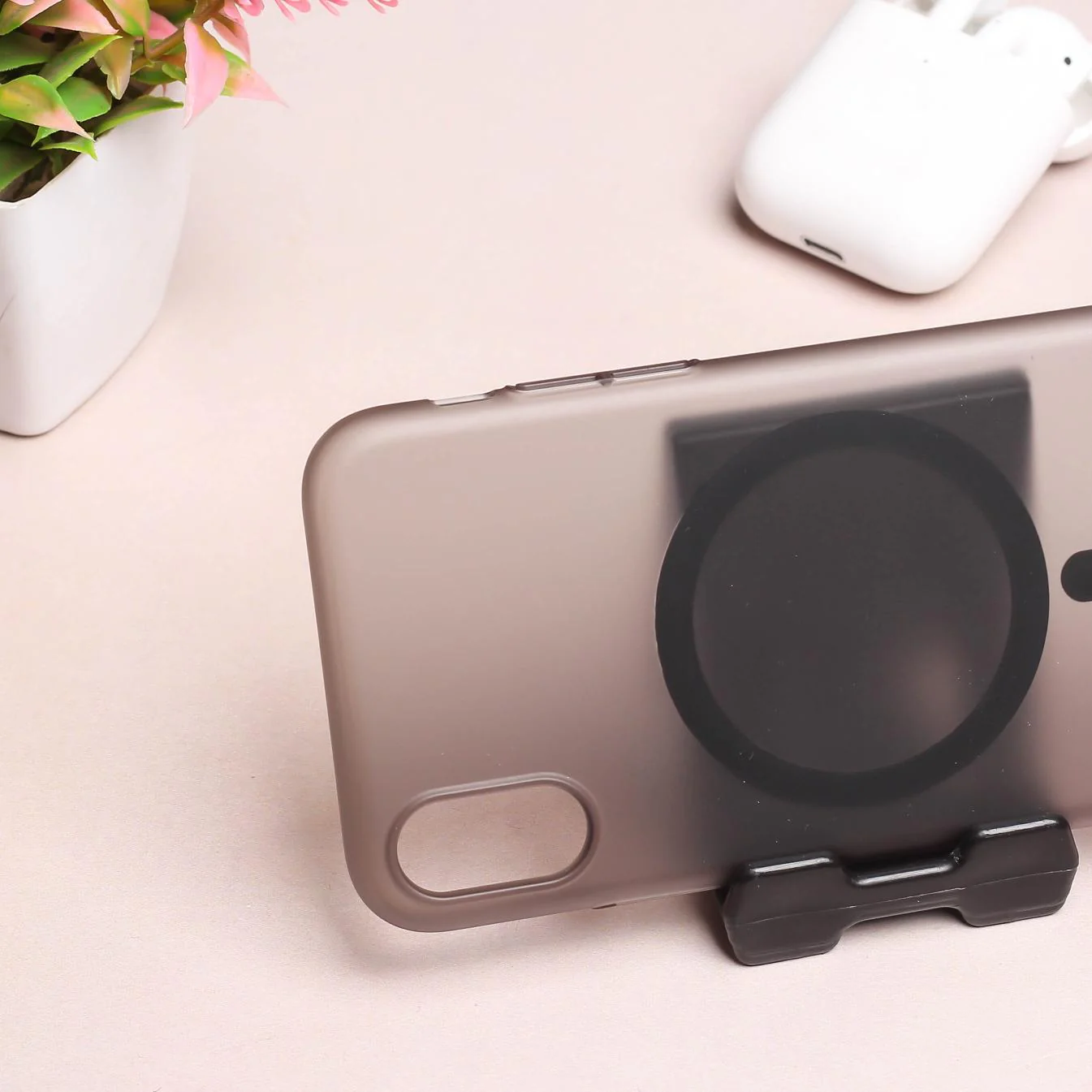 Black Paper Matte Magsafe Case for Apple Iphone X/xs - Image 3