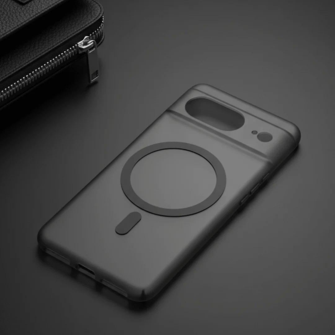 Black Paper Matte Magsafe Case for Google Pixel 8