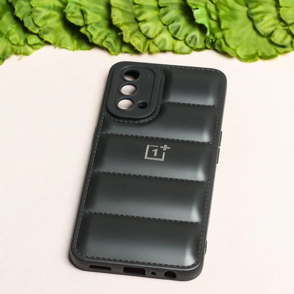 Black Puffon silicone case for Oneplus Nord CE - Image 2