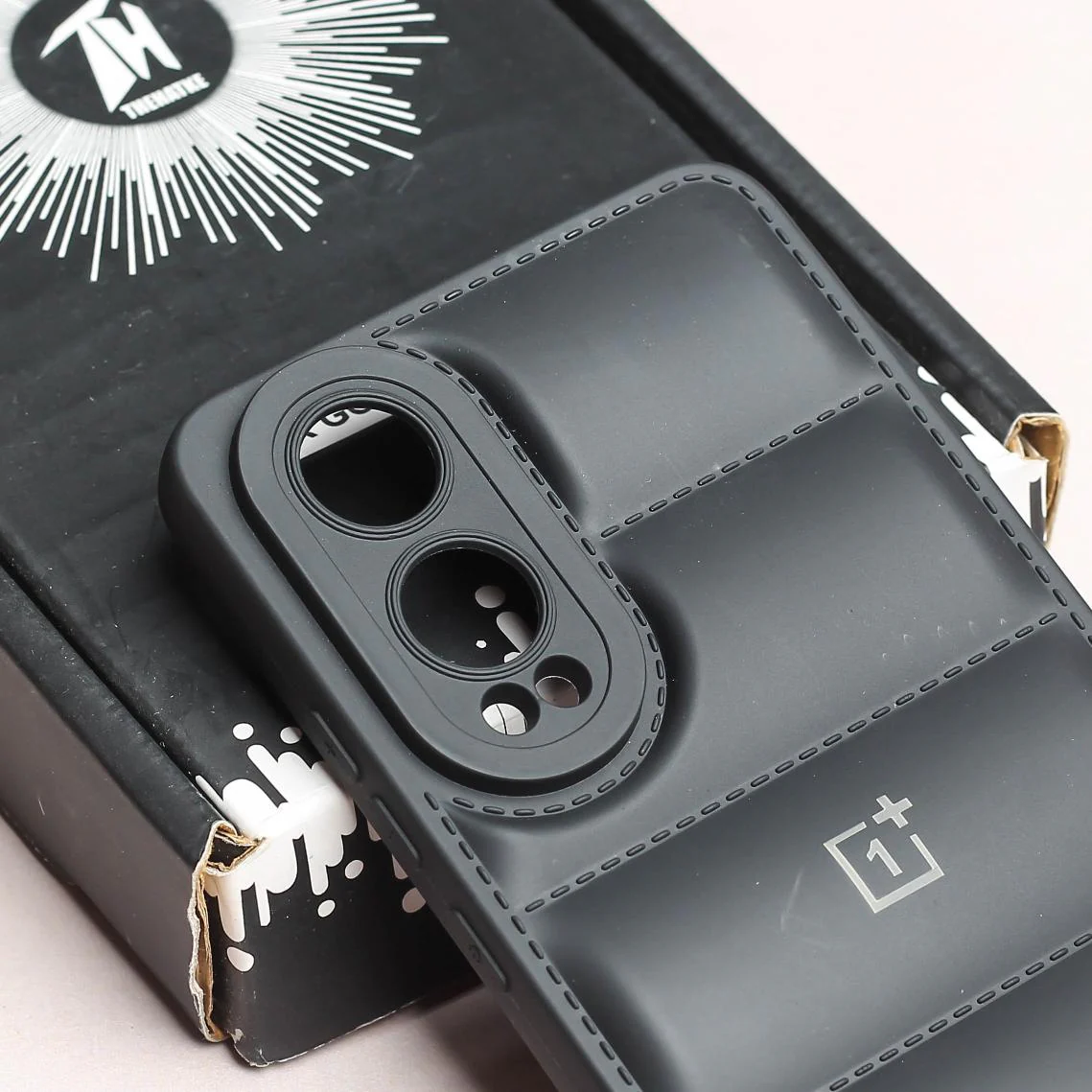 Black Puffon Silicone Case for Oneplus Nord Ce 4 Lite - Image 4