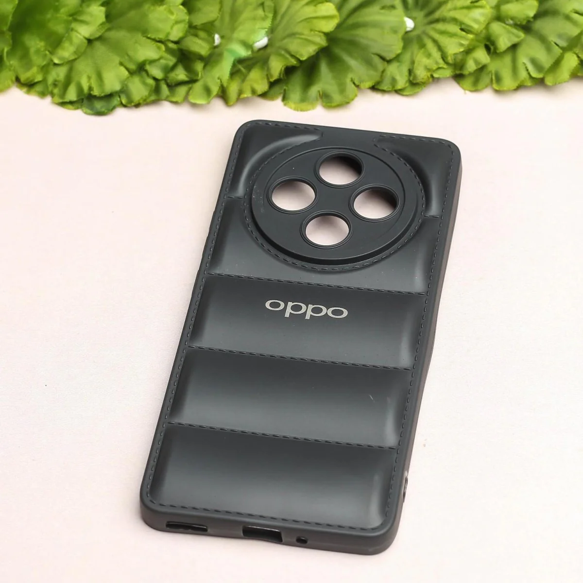 Black Puffon Silicone Case for Oppo F27 Pro Plus - Image 2