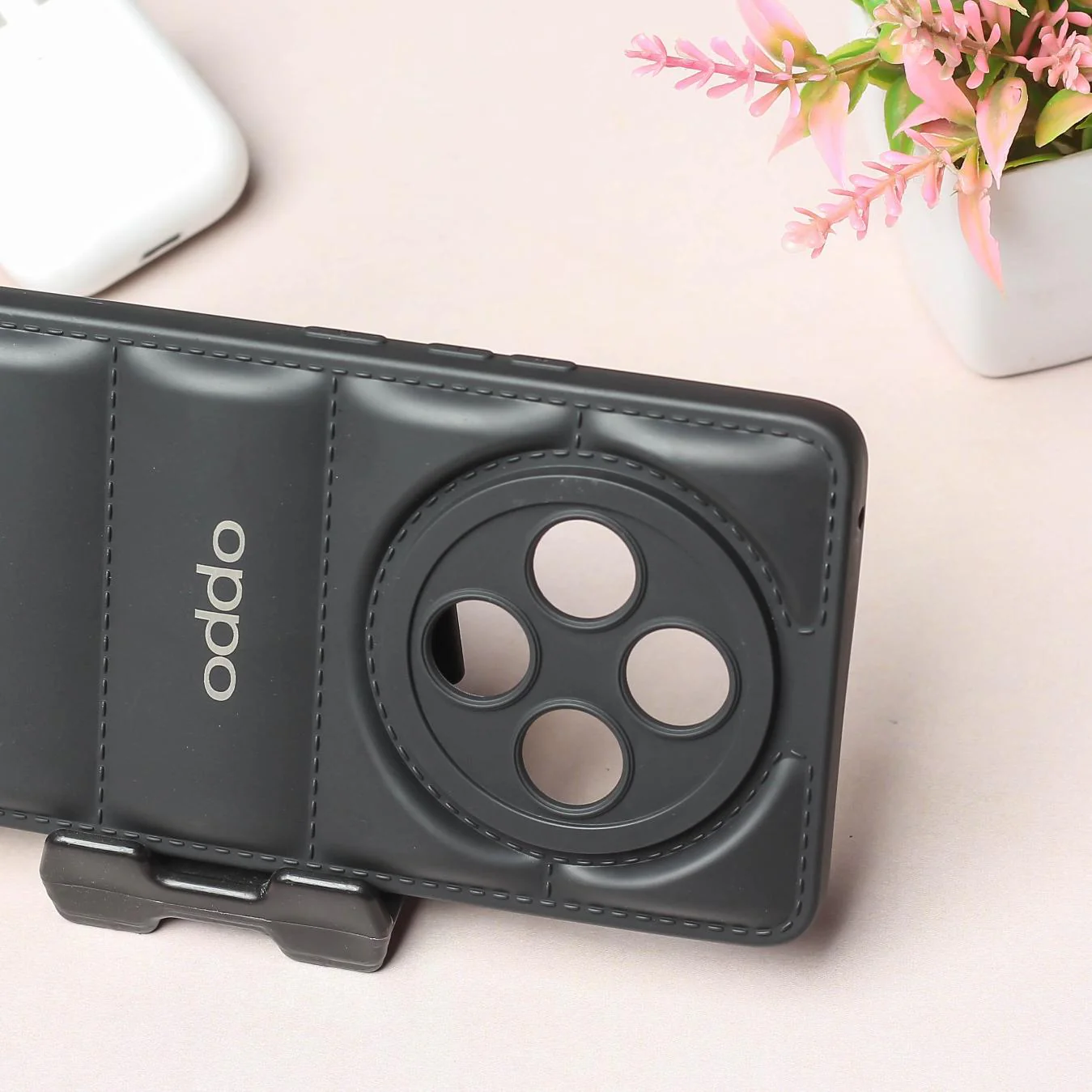 Black Puffon Silicone Case for Oppo F27 Pro Plus - Image 3
