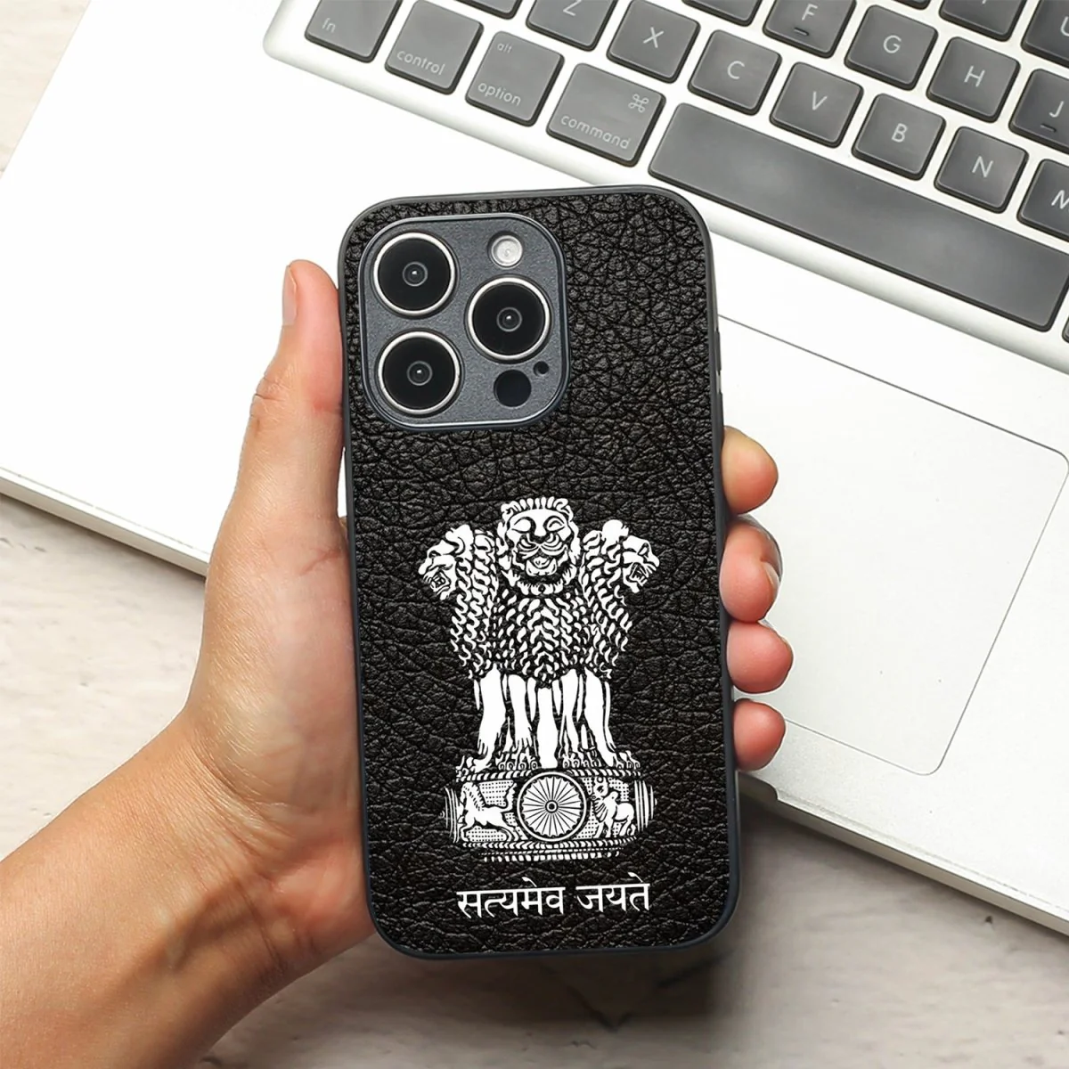 Black Satyamev Jayate MB case for Apple Iphone 11 Pro