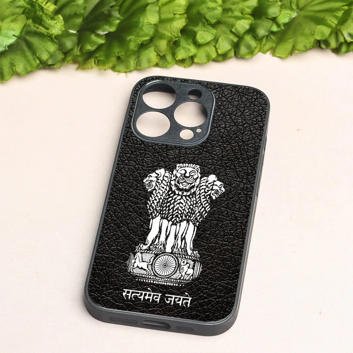 Black Satyamev Jayate MB case for Apple Iphone 12 Pro Max - Image 2