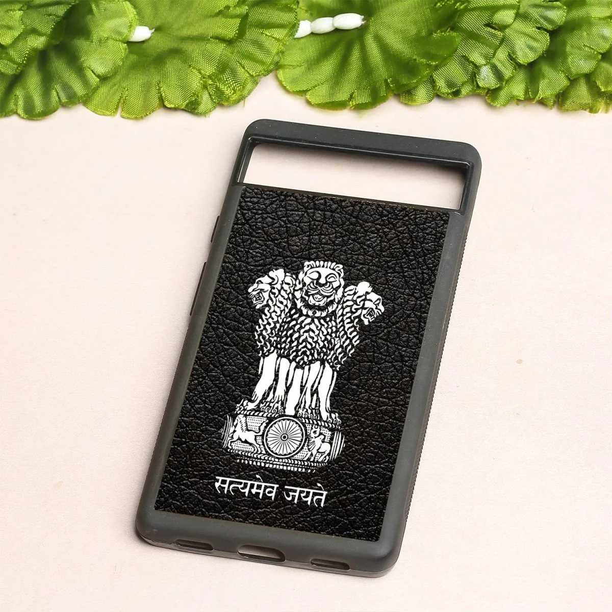 Black Satyamev Jayate MB case for Google Pixel 6a - Image 2