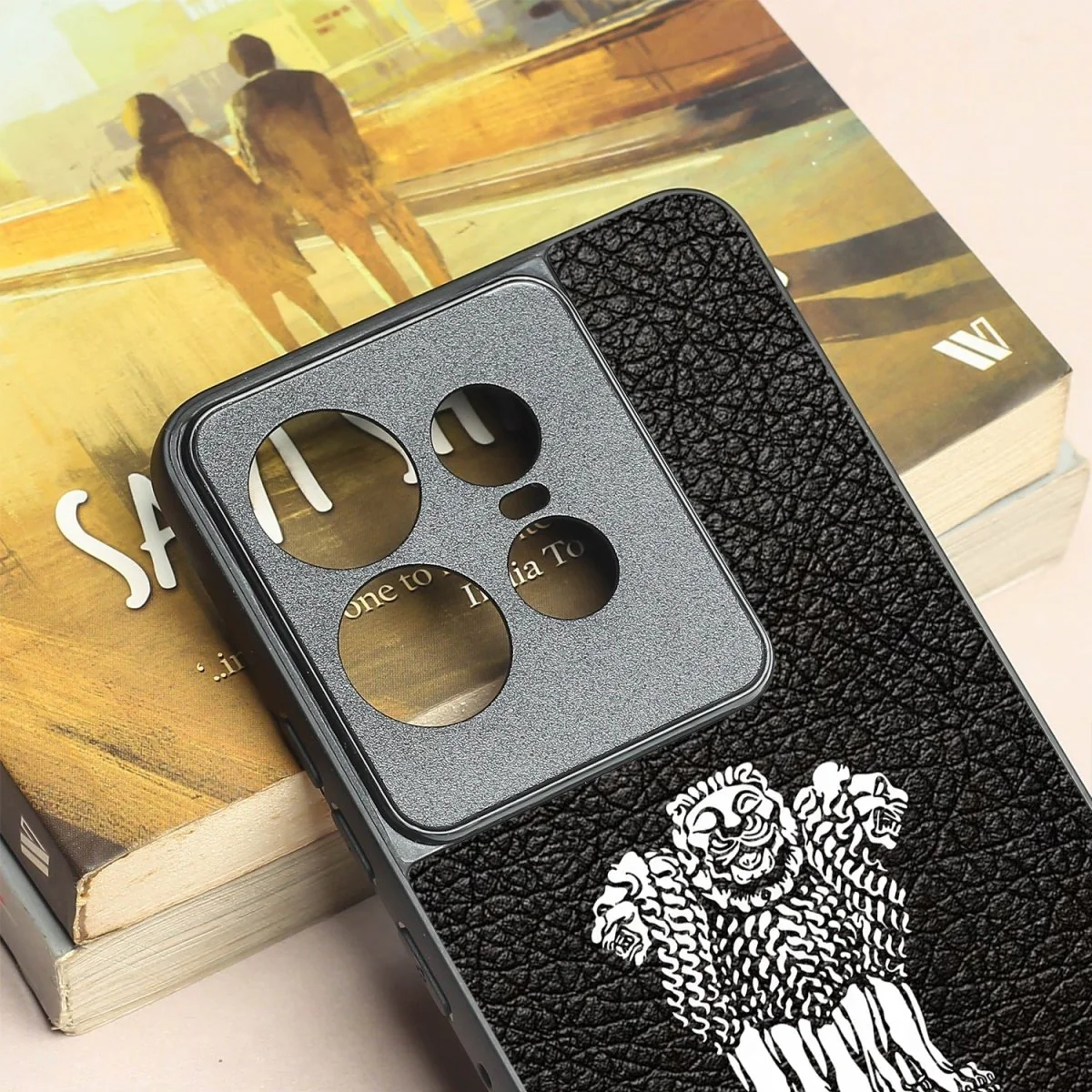 Black Satyamev Jayate MB case for Motorola Edge 50 Pro - Image 3