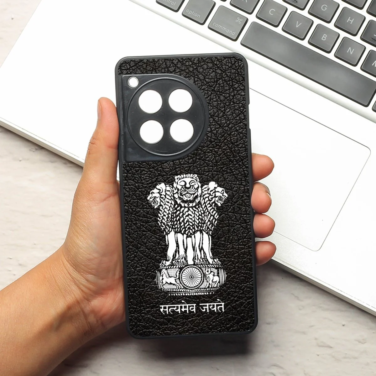 Black Satyamev Jayate MB case for Oneplus 11R