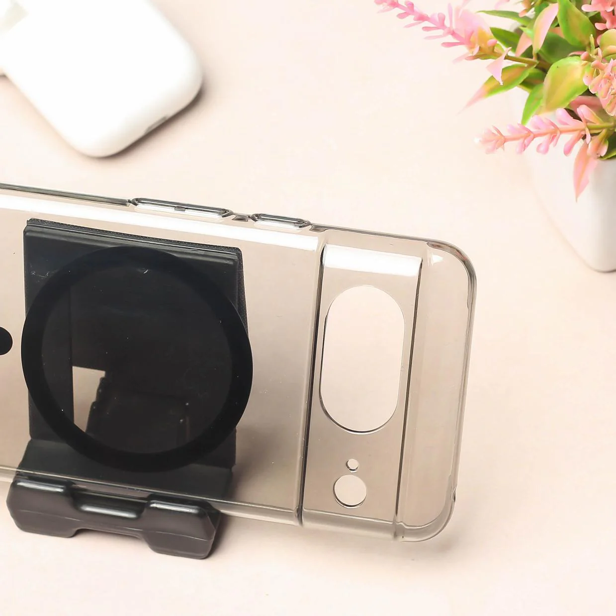 Black Shine Magsafe Transparent Case for Google Pixel 8 - Image 3