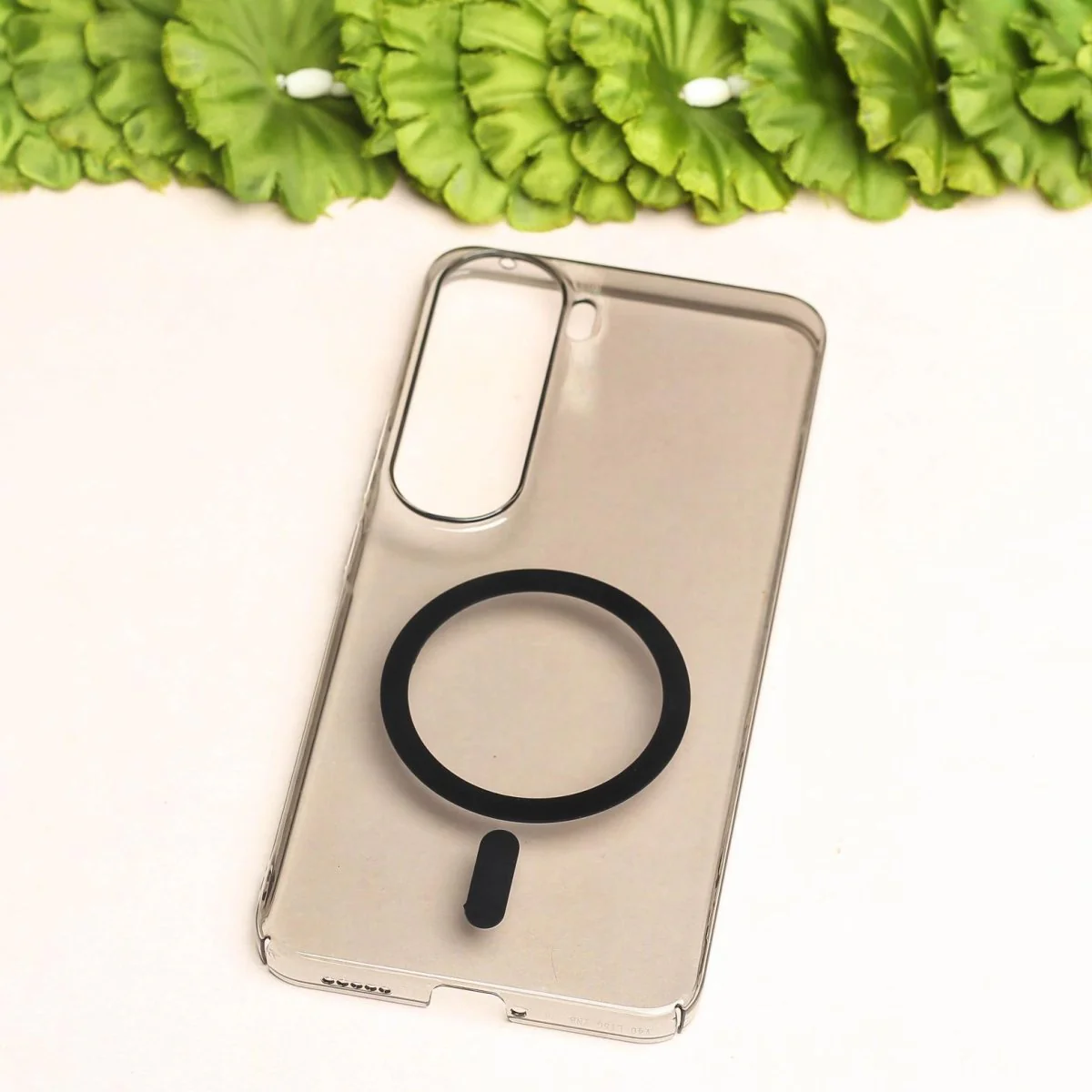 Black Shine Magsafe Transparent Case for Vivo Y300 - Image 2