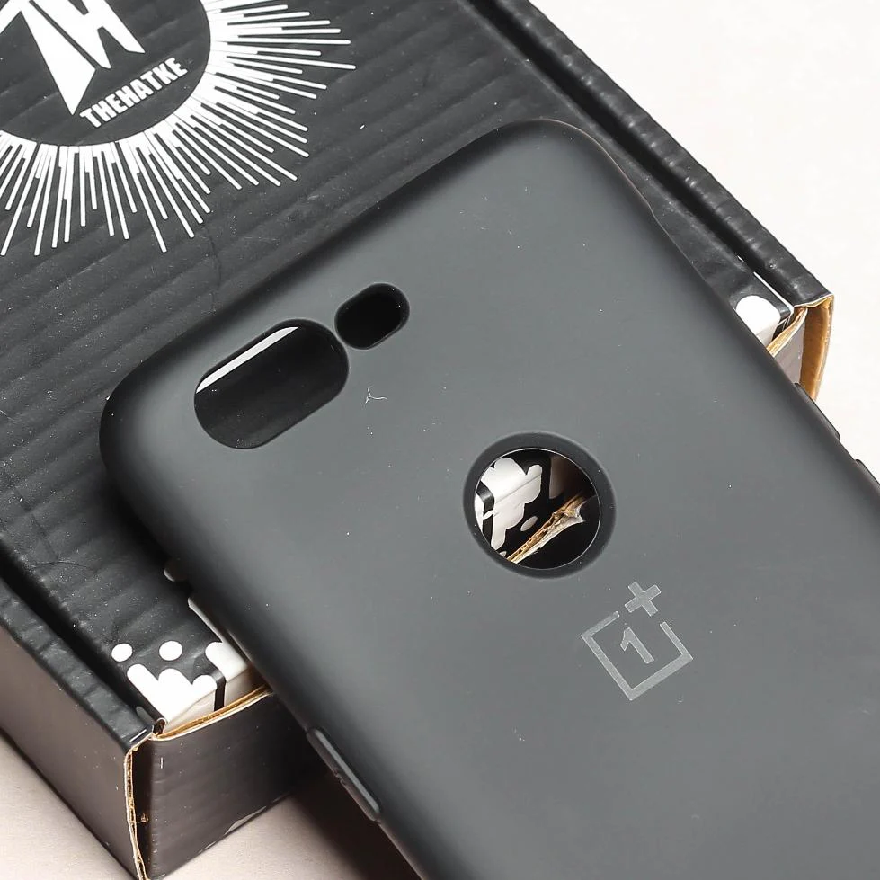 Black Camera Original Silicone Case for Oneplus 5T - Image 4