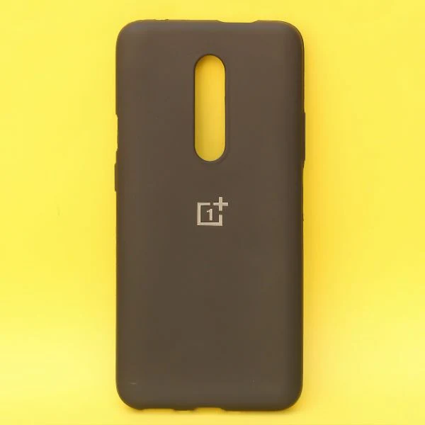Black Silicone Case for Oneplus 7 pro