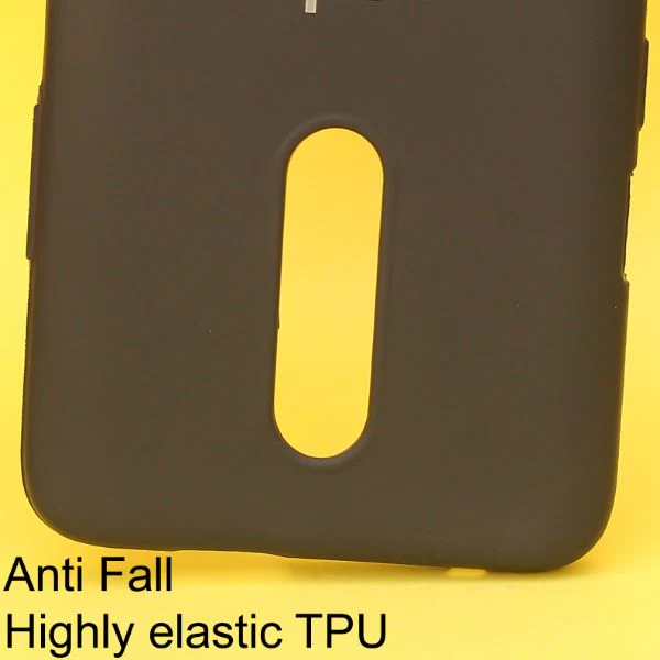 Black Silicone Case for Oneplus 7 pro - Image 2