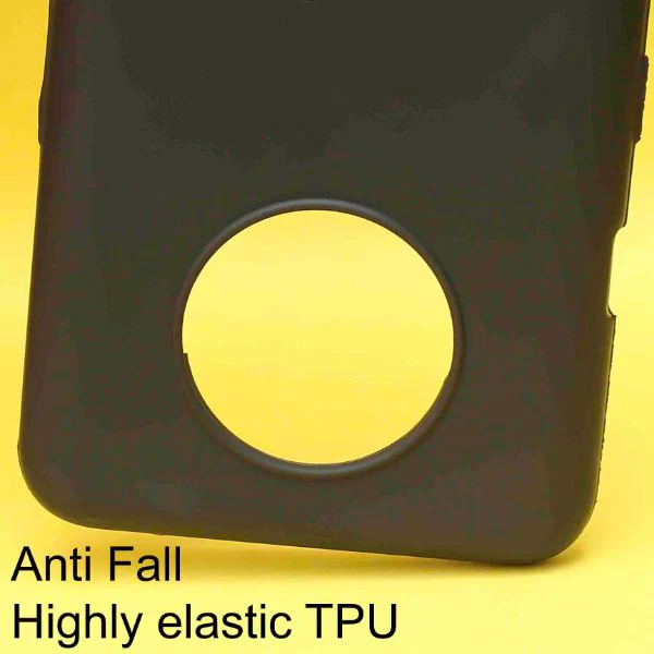 Black Silicone Case for Oneplus 7t - Image 4