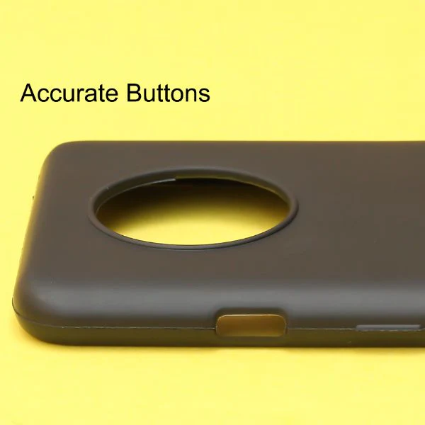 Black Silicone Case for Oneplus 7t - Image 5