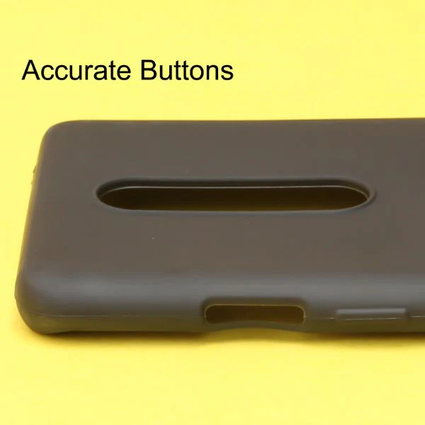 Black Silicone Case for Oneplus 8 - Image 4