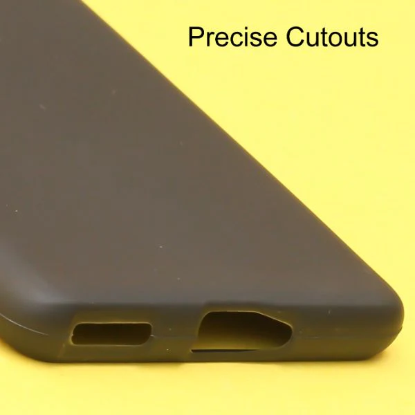 Black Silicone Case for Oneplus 8 - Image 5