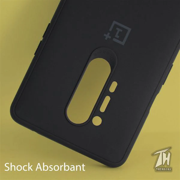 Black Silicone Case for Oneplus 8 pro - Image 2