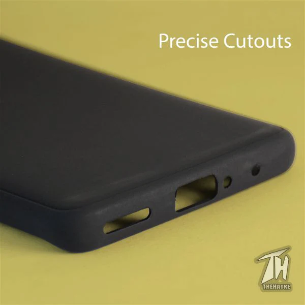 Black Silicone Case for Oneplus 8 pro - Image 5