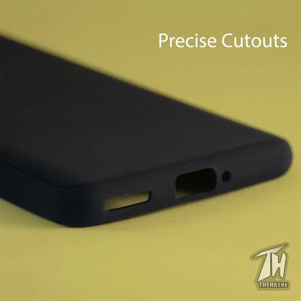 Black Silicone Case for Oneplus 9 - Image 5