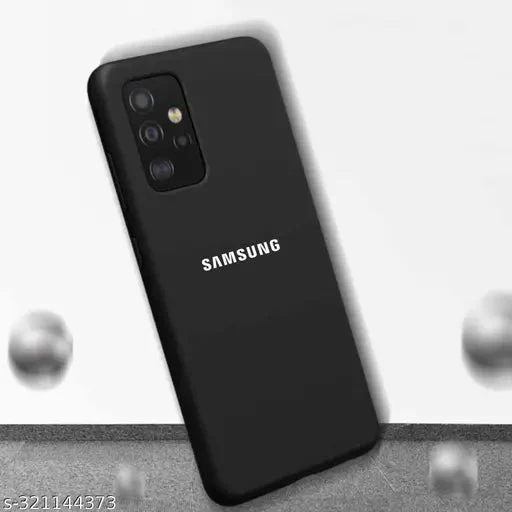 Black Silicone Case for Samsung A32 4G