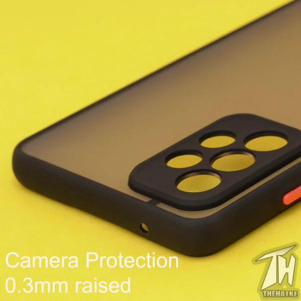 Black Smoke Camera Safe case for Samsung A72 - Image 3