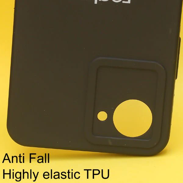 Black Spazy Silicone Case for Realme C30s - Image 2
