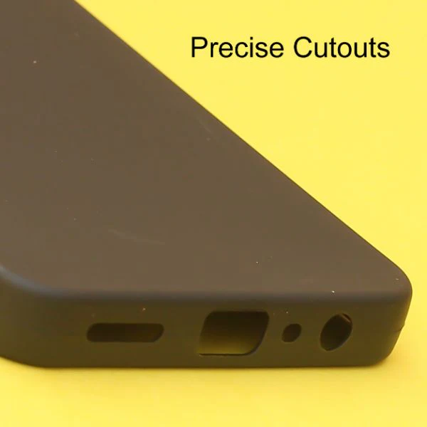 Black Spazy Silicone Case for Realme C30s - Image 5