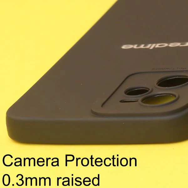 Black Spazy Silicone Case for Realme C35 - Image 3