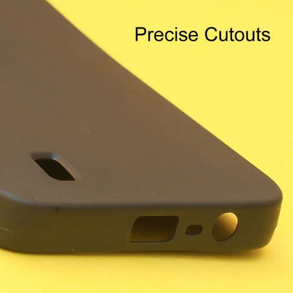 Black Spazy Silicone Case for Realme Narzo 50i - Image 5