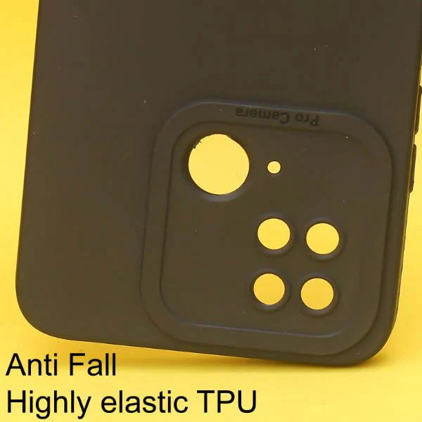 Black Spazy Silicone Case for Redmi 10C - Image 2