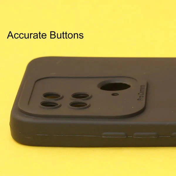 Black Spazy Silicone Case for Redmi 10C - Image 3