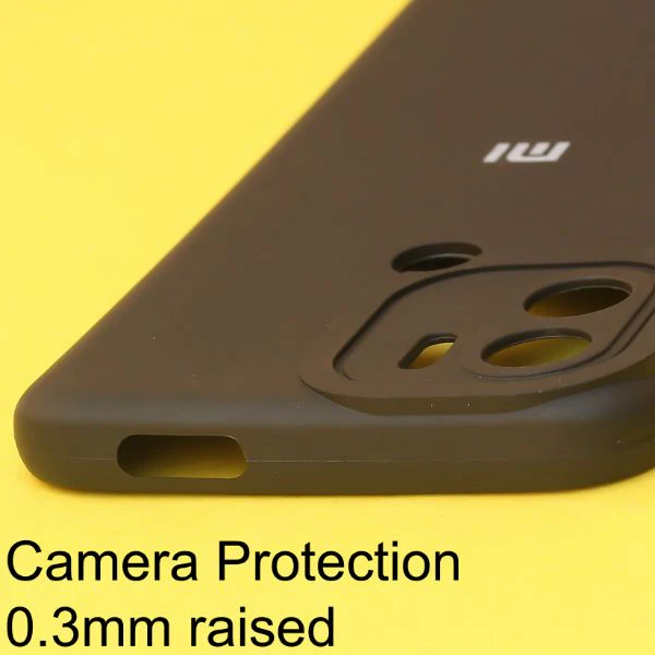 Black Spazy Silicone Case for Redmi A1 Plus - Image 4