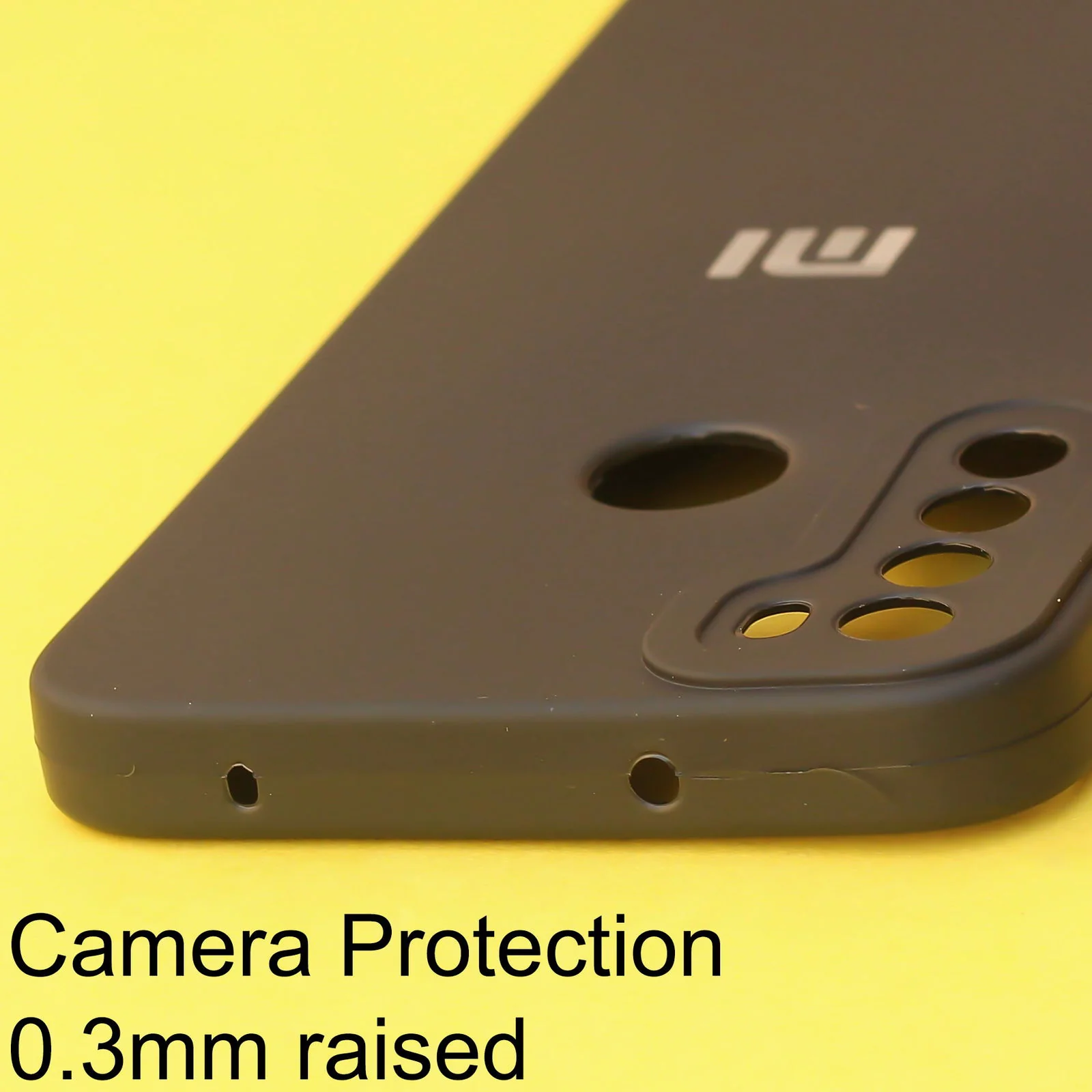 Black Spazy Silicone Case for Redmi Note 8 - Image 4