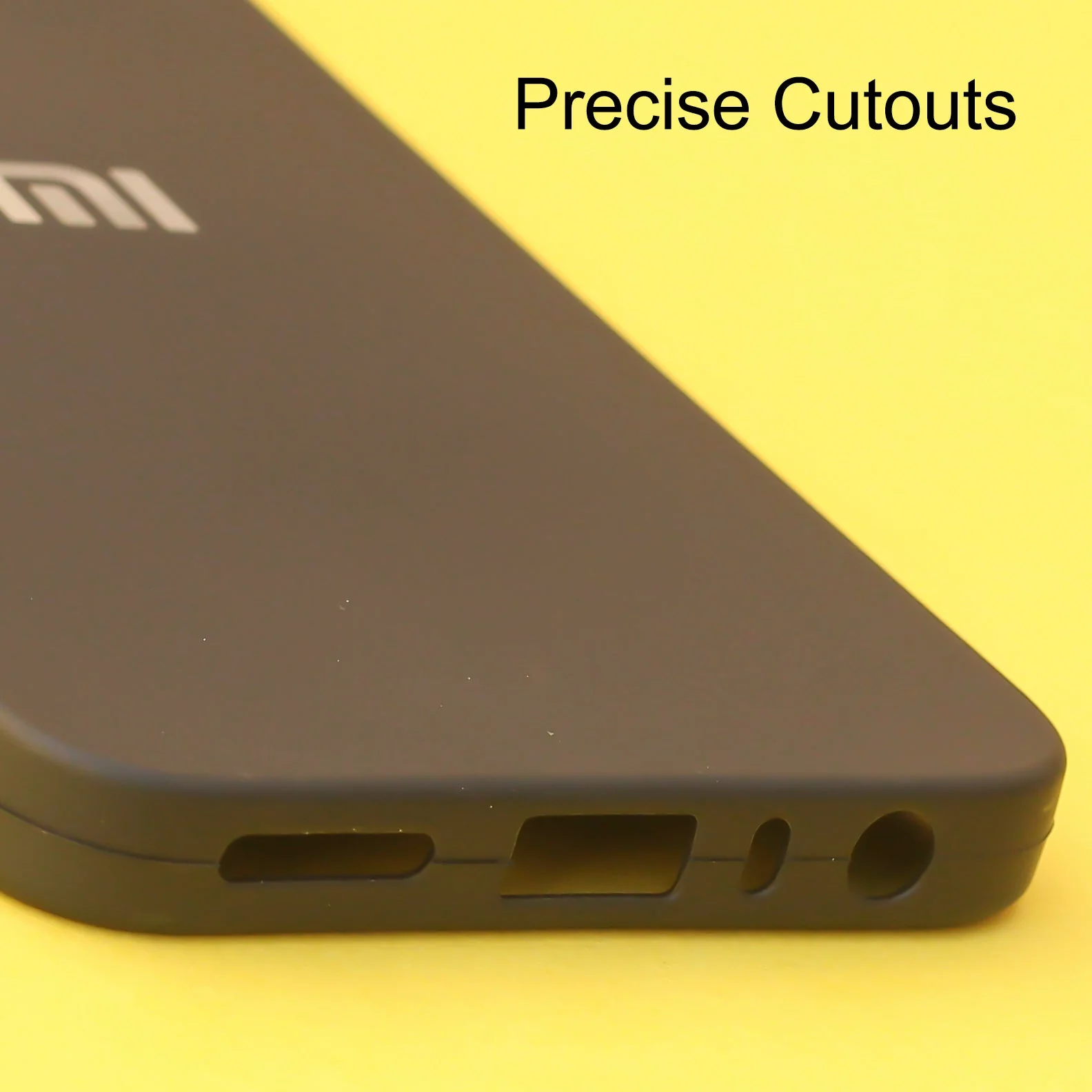 Black Spazy Silicone Case for Redmi Note 8 - Image 5