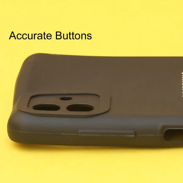 Black Spazy Silicone Case for Samsung M13 - Image 4