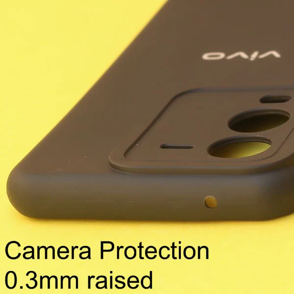 Black Spazy Silicone Case for Vivo V25 Pro - Image 4