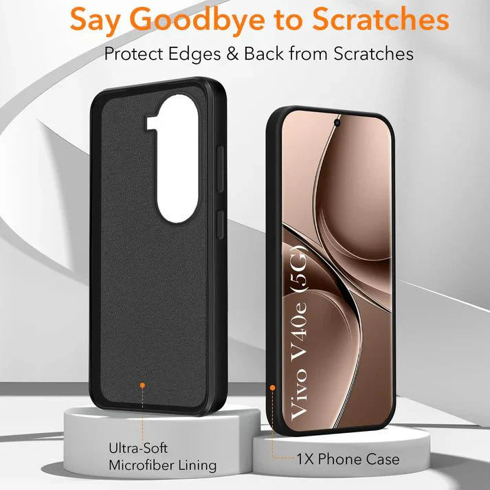 Black Wave Case for Vivo V40e - Image 2