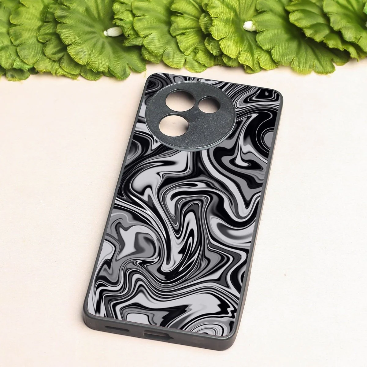 Blackout Marble metal back case for Vivo Y200i - Image 2