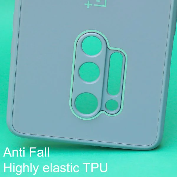 Blue camera Safe mirror case for Oneplus 8 Pro - Image 2