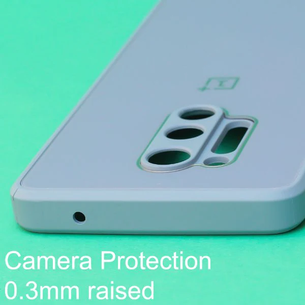 Blue camera Safe mirror case for Oneplus 8 Pro - Image 4