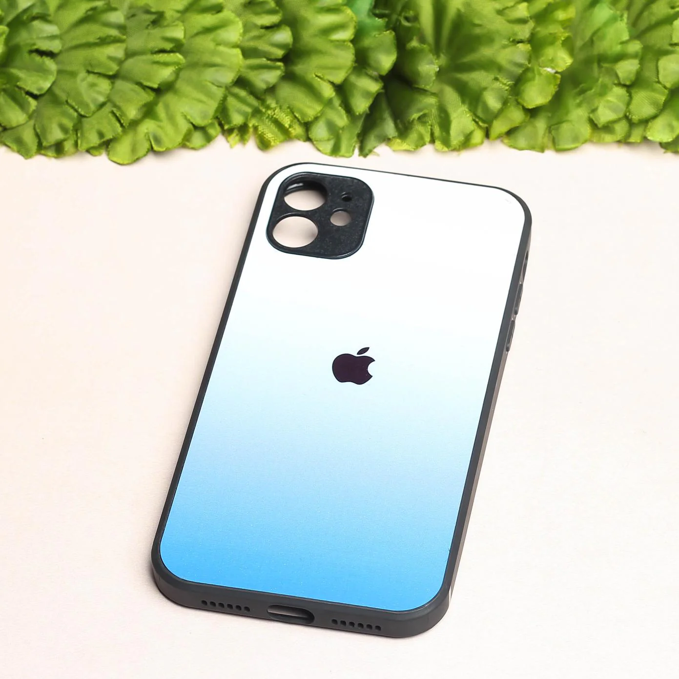 Blue Gradient metal back case for Apple Iphone 11 - Image 2