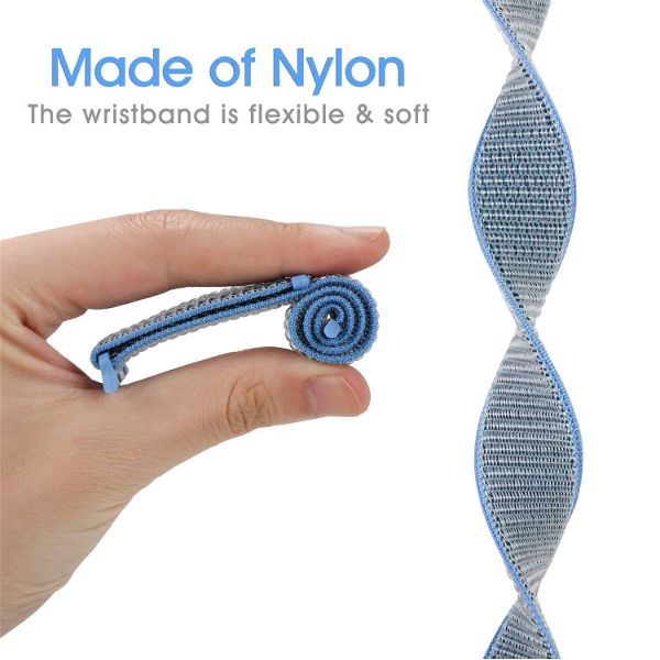 Blue Nylon Strap For Smart Watch 20mm - Image 2