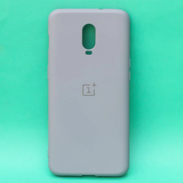 Blue Original Camera Safe Silicone case for Oneplus 6T