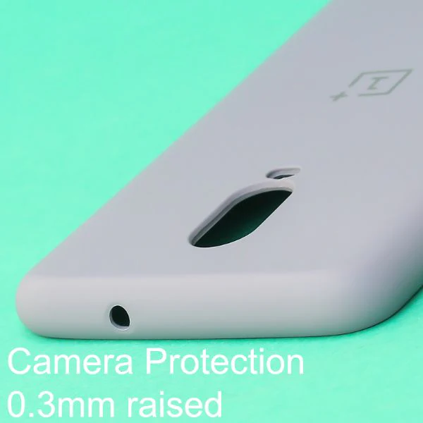 Blue Original Camera Safe Silicone case for Oneplus 6T - Image 4