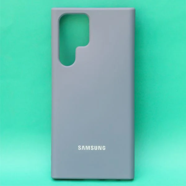 Blue Original Silicone case for Samsung S22 Ultra