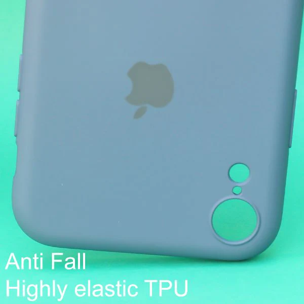 Blue Original Camera Silicone case for Apple iphone XR - Image 2